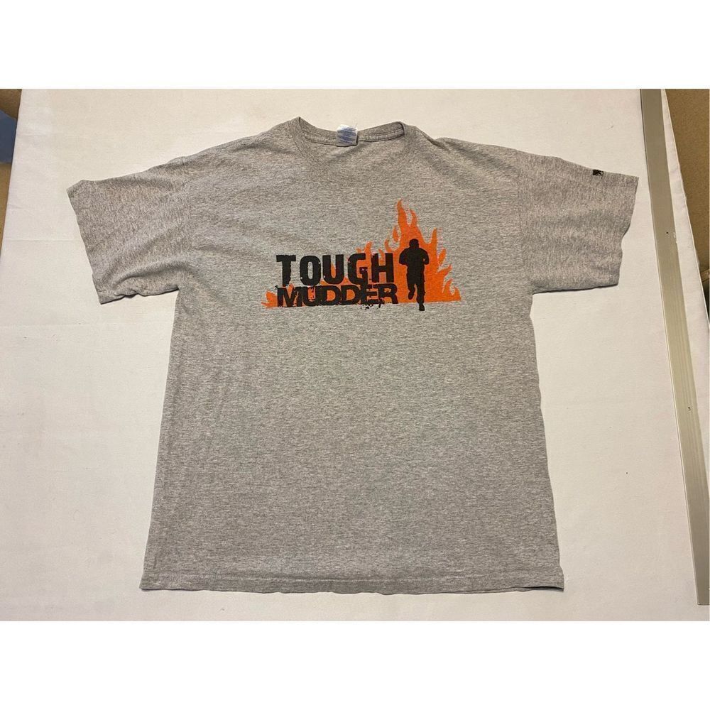Tough Mudder Shirt Mens Large 2011 Athletic Event Tee